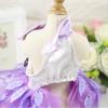 Spring Summer Dog Cat Cat Wedding Dress Shiny Tree Leaf Dress Skirt Pet Clothes Dog Supplies