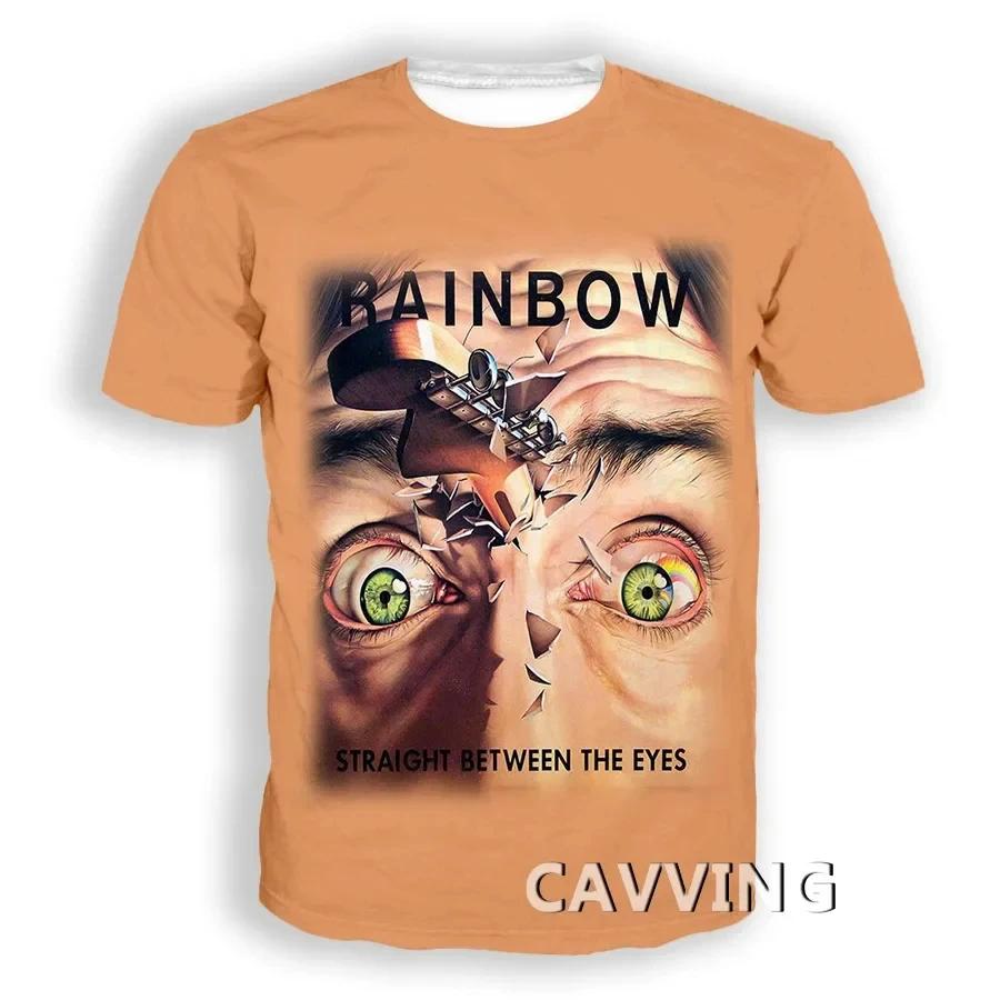 Popular Rock Rainbow Band 3D Printed Men's/Women's T Shirt Summer Hip Hop Trend Short Sleeve Top Oversized Cool O-Neck Tee Shirt
