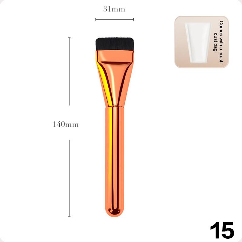 

Ultra Thin Foundation Brush Lightweight Face Contour Brush Flat Contour Brush Blending Foundation Cream Makeup Brushes Beauty