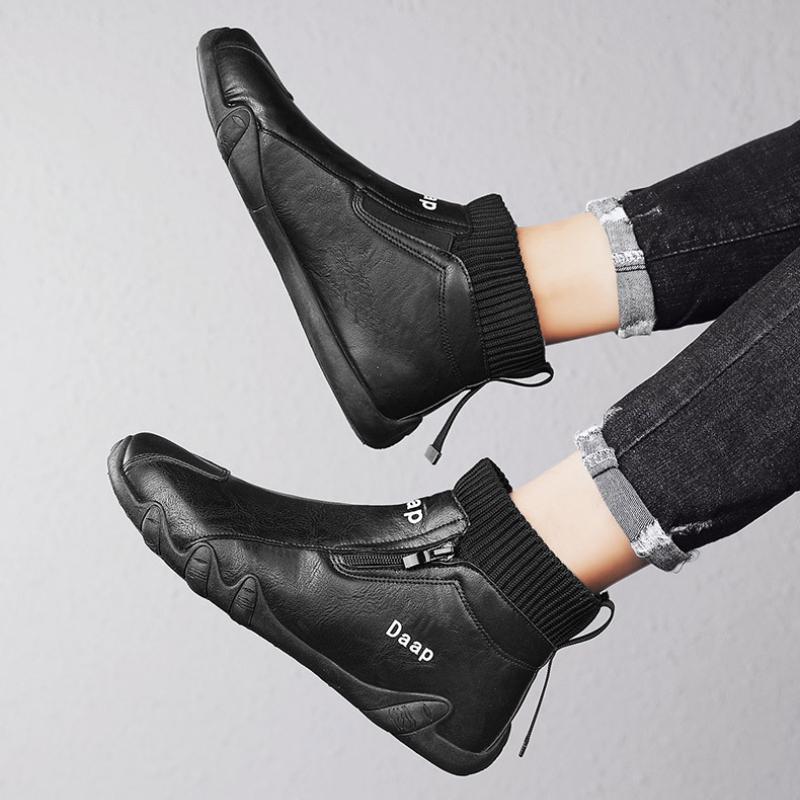 Fashion Men's Casual Sneakers High Quality Comfortable High Top Casual Sports Shoes Fashion Work Shoes Trend Outdoor Non-slip Hombres