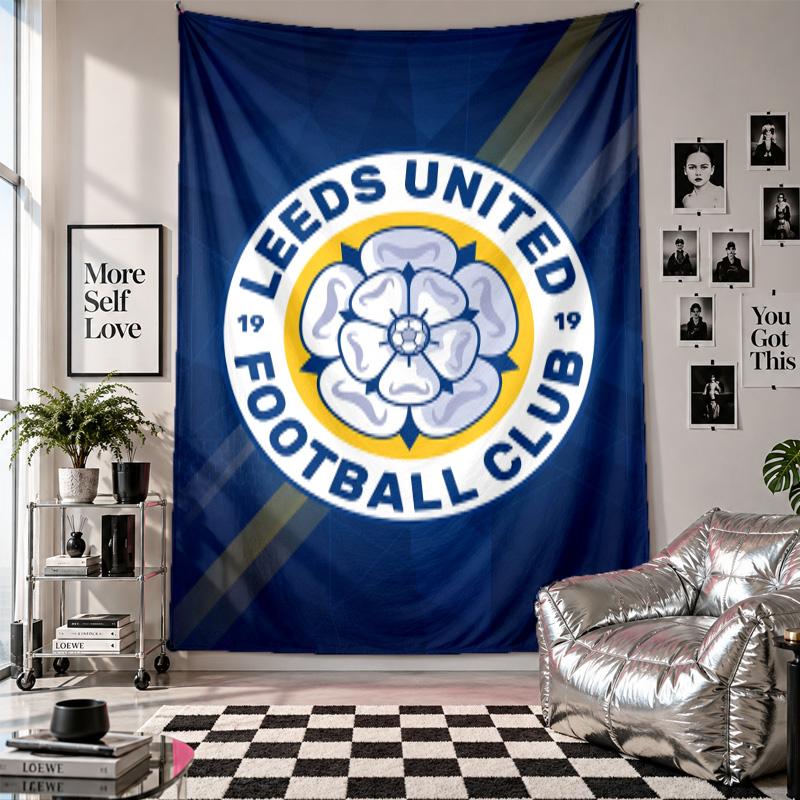 Leeds United Wall Tapestry Home Decor Wall Hanging Cloth for Bedroom Living Room Background