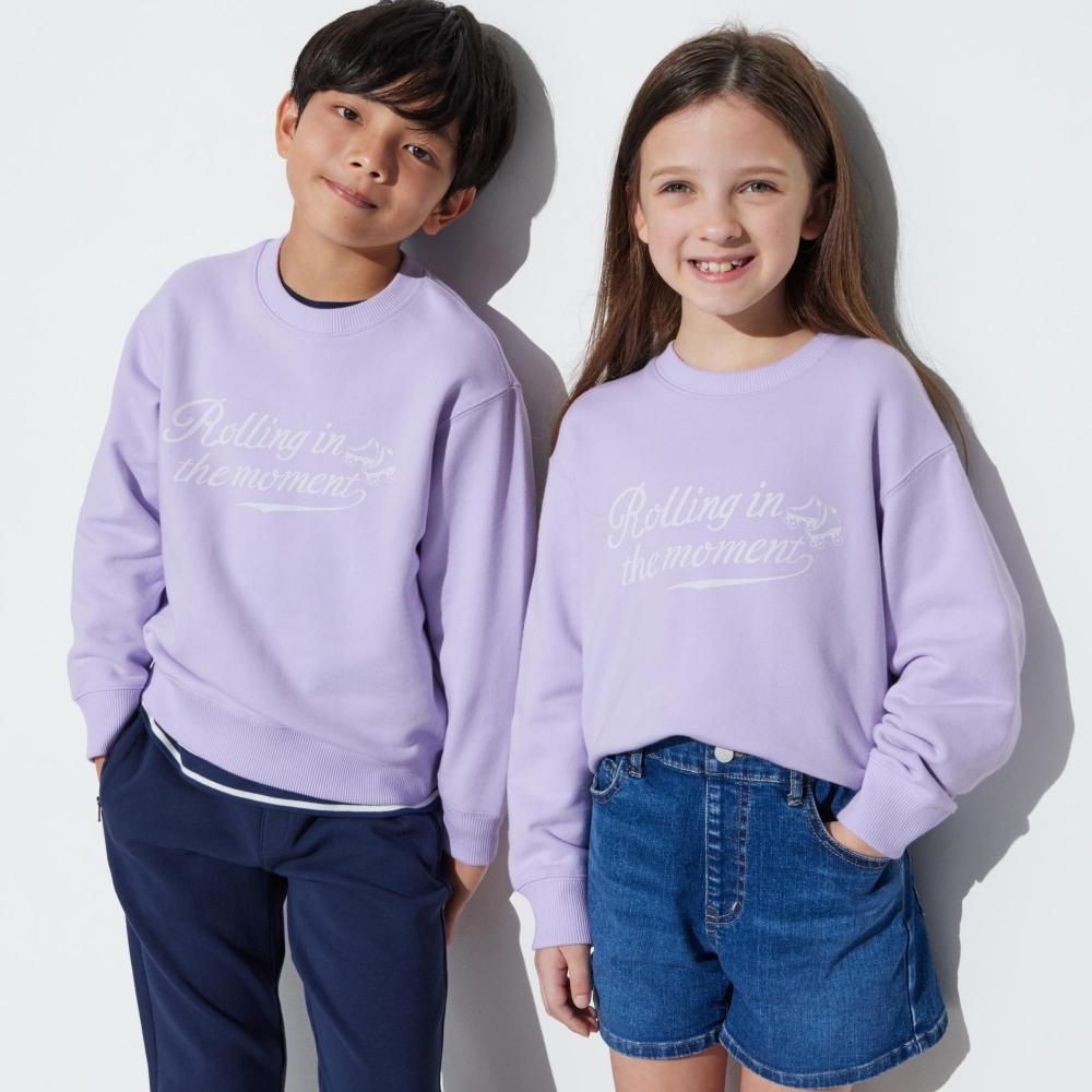 

ДЕТСКАЯ ТОЛСТОВКА UNIQLO ULTRA СТРЕЙЧ с графикой