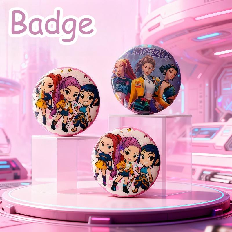 K-POP Demon Hunters Anime Merch Stationery Set, Student Study Supplies & Children's Gift