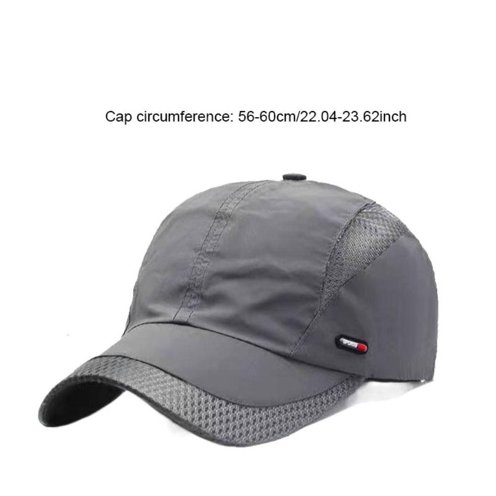 Sun Protection Quick Dry Cap Ultra-Thin Sports Hat Adjustable Mesh Baseball Cap  Cycling