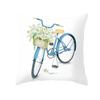 Bicycle Pattern Decorative Pillowcase Living Room Office Decoration Home Pillowcase