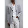 H M Regular Fit Stand Collar sHirt wHite