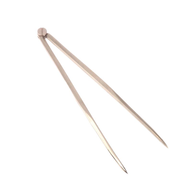 Solid Brass Straight Chart Divider Rust-Resistant Navigation Measuring Instrument Marine Splitting Tool For Architects