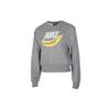 Sweatshirts Women's Gray Crew Neck Moderate Regular CK4436-063