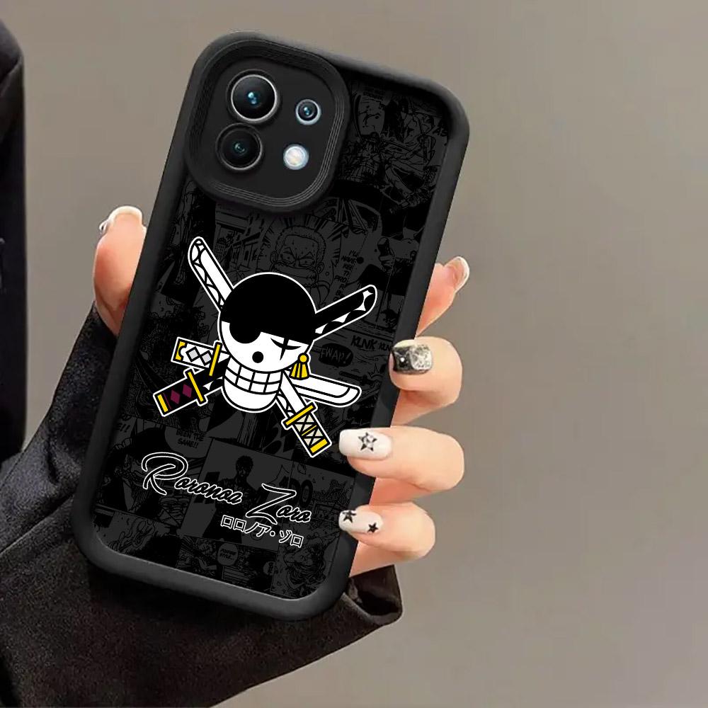 One Pieces Manga Logo ZORO Silicone Case For Xiaomi 15T 14T 13T Pro 15 Ultra 17Pro Max Poco F7 X7 X6 F5 M6 M7 Pro 5G Phone Cover