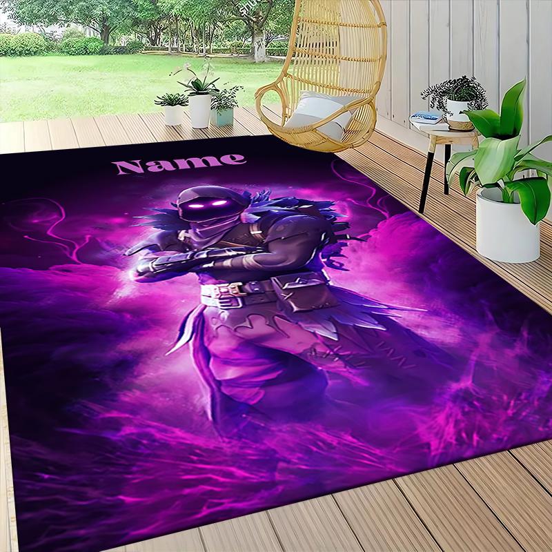Custom Name Arsenal Roses Artwork Carpet Rug Customizable Soft Washable Anti-Slip Home Living Room Sofa Mats Personalized Rug. 0909140