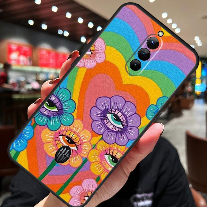 Indie Hippie Art Case For ZTE Nubia Red Magic 11 10 8 9 8S 9S 10S Pro Plus 10 Air 5G 6R 6 7 6S 7S Pro Cover