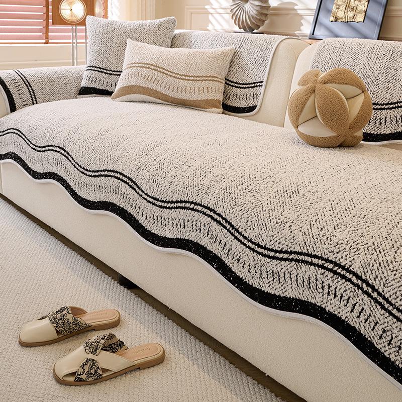 Premium Leather Sofa Cushion: All-Season, Non-Slip, Irregular Shape, Autumn/Winter 2026 Design Cover