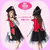 [APOSITV] Pirate Cosplay Costume for Girls, Children's Outfit, Fancy Dress, Pirate Halloween (L Size 130cm-140cm)