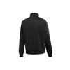 Adidas Logo Print Striped Stand Collar Track Jacket Men Outerwear Black BR1024