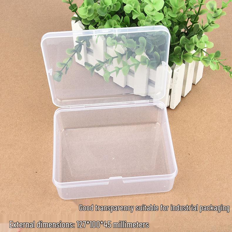 Translucent Rectangular PP Plastic Box with Lid for Small Parts - M12710045
