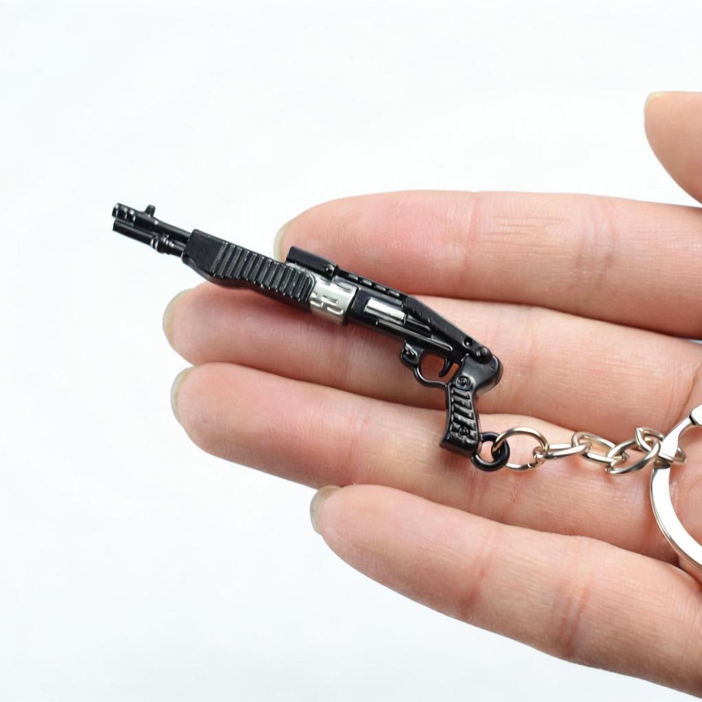 PUBG SPAS-12 Mini Metal Keychain Toy Pendant Model