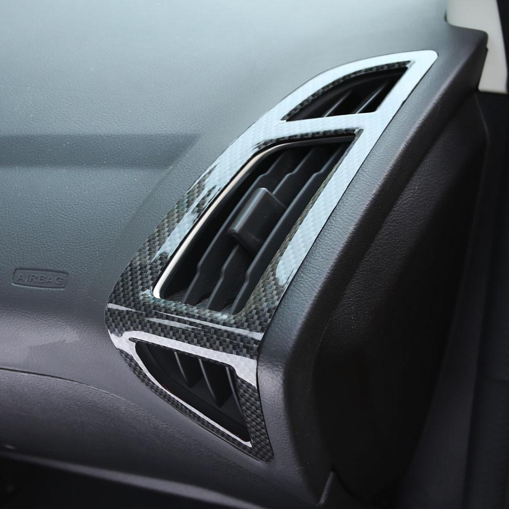For Ford Focus 3 MK3 2015 - 2018 LHD Car Air Conditioning Vent Outlet Panel Cover Sticker AC Vents Trim ABS Accessories