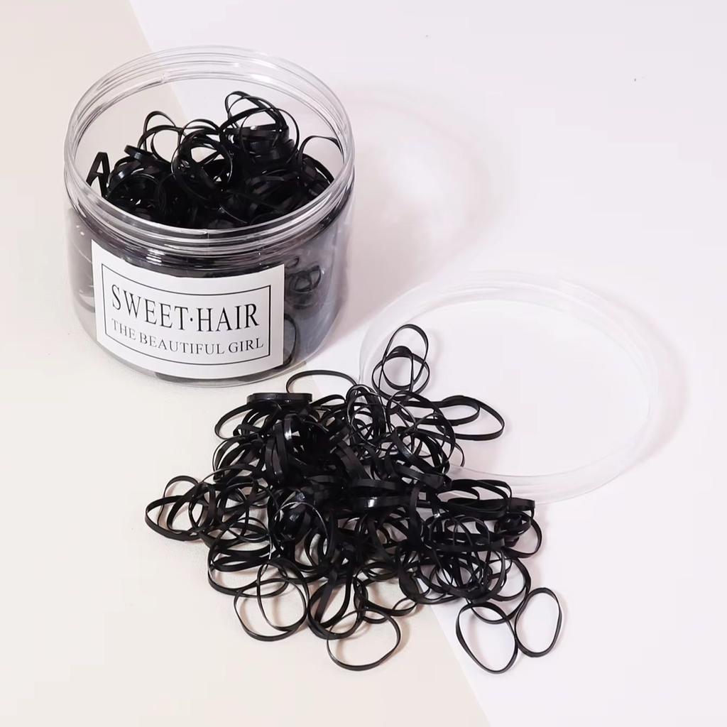 500 Mini Elastici, Elastici per Capelli, Strumenti per Trecciare Capelli per Bambini e Adulti, Strumenti per Lo Styling di Accessori per Capelli