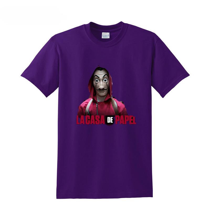 Famous House Of Paper Money Heist La Casa De Papel T Shirt Short Sleeve T Shirt