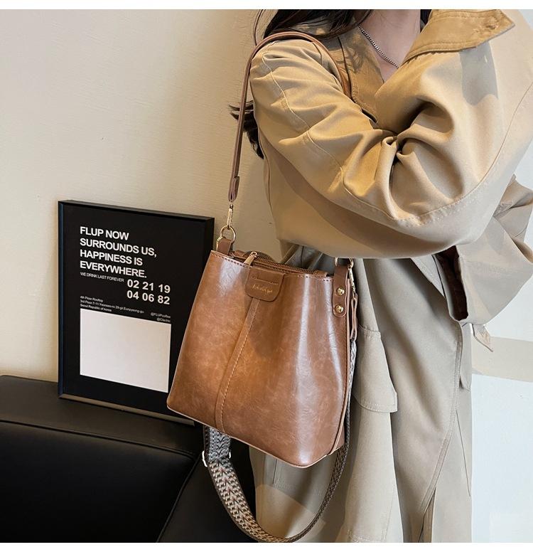 Fashion Trending Luxury Designer Brand Women Bags Female Handbags Solid Bucket Bag for Women 2024 Crossbody Shoulder Bags Totes