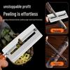 Homeglen Stainless Steel Wooden Handle Multi-Purpose Peeler