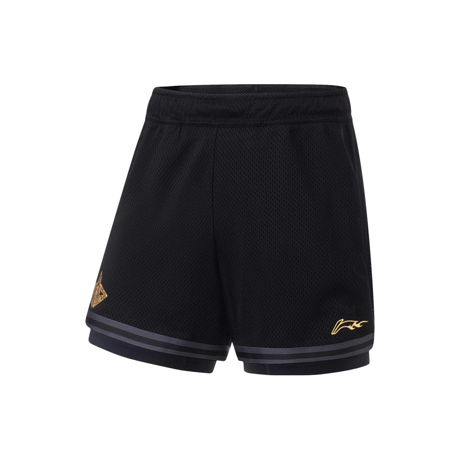 Li-Ning Jimmy Butler Basketball Competition Shorts Black Men s AAPT035-5 M