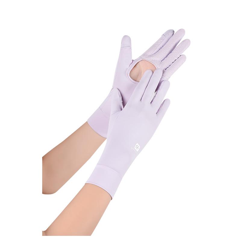Women's UV Protection Summer Gloves - Breathable, Non-Slip, Medium-Long for Driving & Cycling