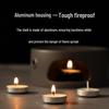 Smokeless Odorless White Tea Light Candles for Heating, Scented Candle Wax for Sealing, and Warming Tea.