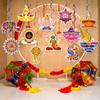 Festival Paper Diwali Hanging Decorations Elephant Paper Spiral Party Decor