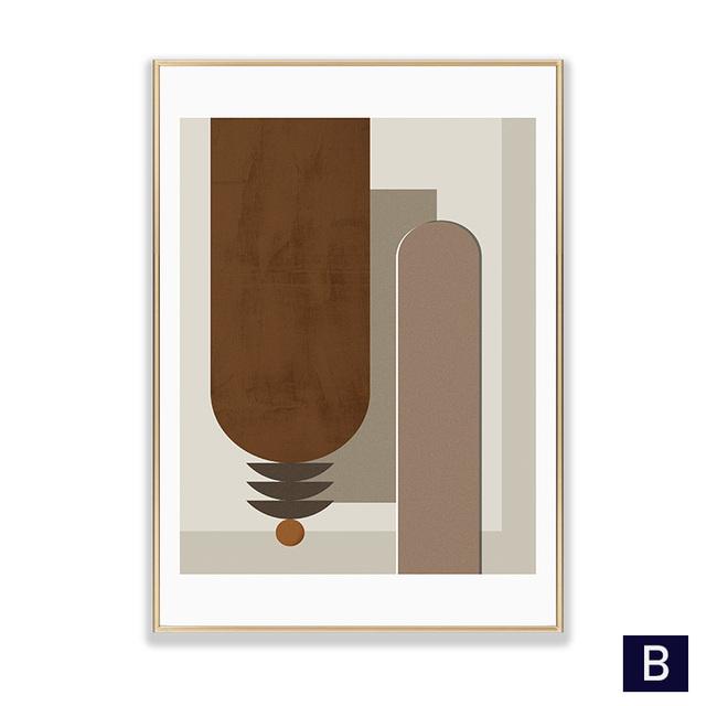 Abstrakte minimalistische Einfachheit Kunst Vintage Leinwand Wand Kunst Wohnkultur Poster Drucke nordische Bilder moderne Malerei