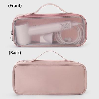 New Waterproof Storage Bag PU Leather Large Capacity Carrying Case Solid Color Hanging Hair Tools For Dyson Airwrap Styler
