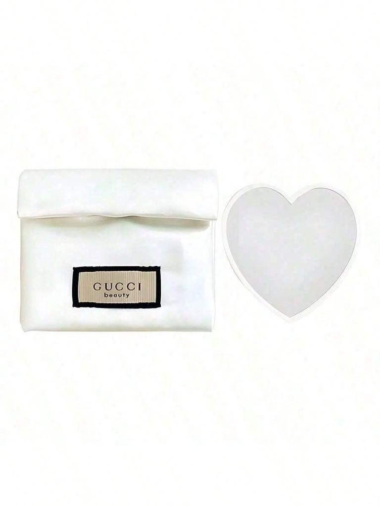 Gucci Set Specchio Cuore Luminoso con Custodia in Raso