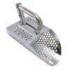 Stainless Steel Sand Shovel, Bch Metal Detection Shovel, Premium Sand Sifter Shovel with Efficient Toothed Sieve, Removable Handle for Sy Transport