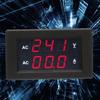 LED Digital Display AC 100.300V Voltmeter 0-50A   Meter(Red Red)