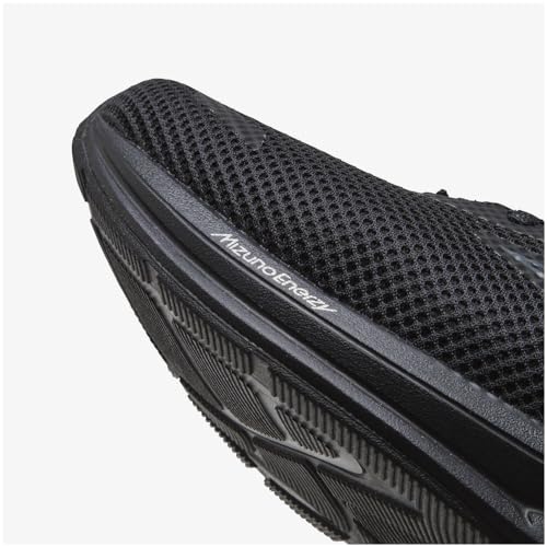 Mizuno Wave Revolt 3 Running Shoes, Jogging, Marathon, Training, Sports, Lightweight, Resilient, Thick Sole, Black/Dark Gray/Black, Size 26.5 Cm, 3E