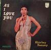 Disque 45 tours SHIRLEY BASSEY As I Love You BBE12212 Philips 1958 Royaume-Uni Pop Occasion