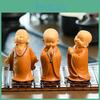 Ornament Monk Healing Figurine Zen For Living Room Or Tea Table