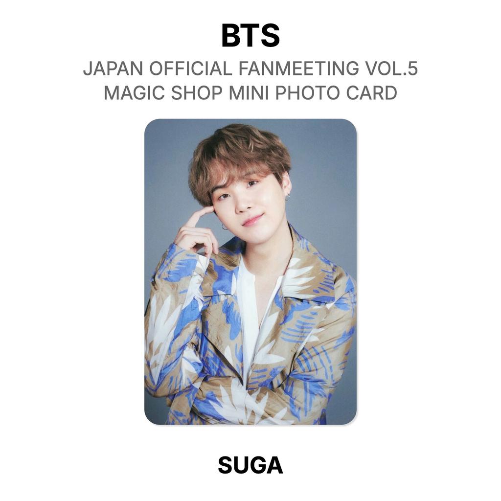BTS JAPAN OFFICIAL FANMEETING VOL.5 MAGIC SHOP MINI PHOTO CARD Official Photocard