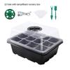 Mini Greenhouse Seed Starter Tray 6/12Grids Plant Starter Kit New Plant Germination Base  Garden