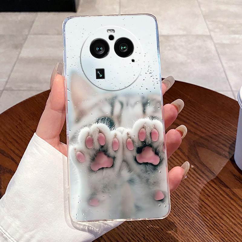 Casing For Oppo Find X6 Pro / X6 5G Luxury Dragon Cute Cool Boys Girls Transparent Soft TPU Phone Case Clear Silicone Back Cover