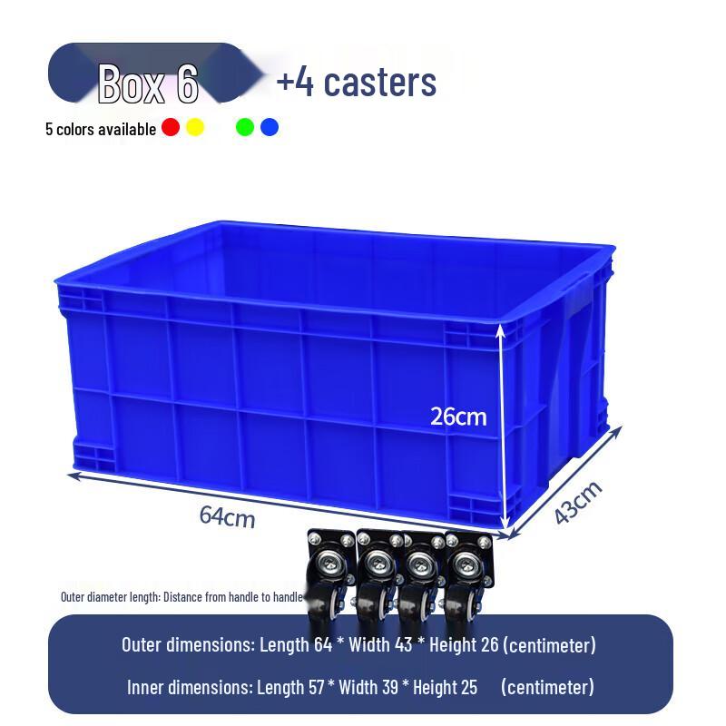 Yishuxiang Heavy-Duty Plastic Storage & Transport Box