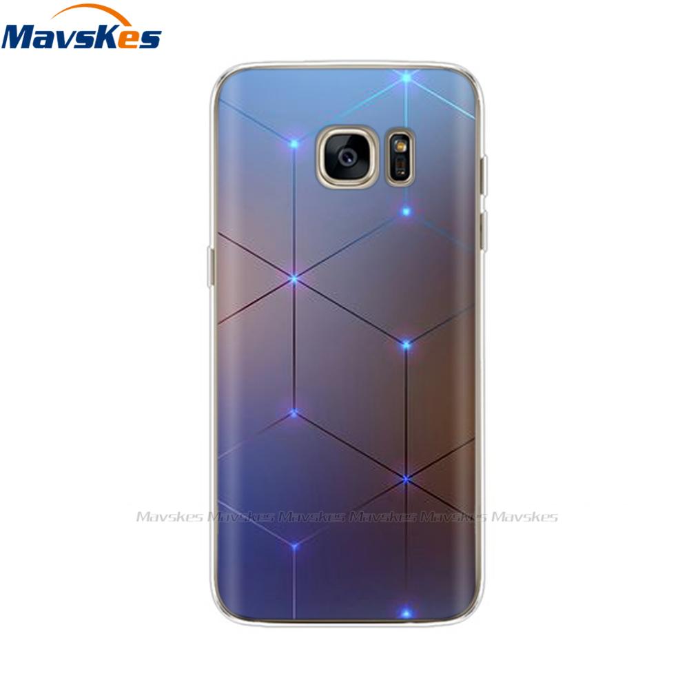 Custodia in Silicone Cartone Animato Per Samsung Galaxy S7 Custodie Cover Fiore Morbido TPU Custodia per Telefono Per Samsung S7 edge G930F G930FD G930W8 Funda