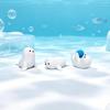 Mini Cartoon Baby Seal White Ornament for Desktop