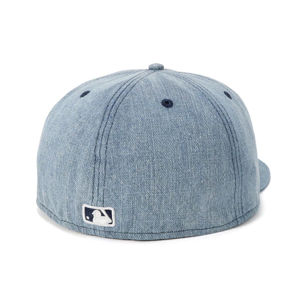 New Era Cap MLB Los Angeles Dodgers Washed Denim Flat Visor 8 5950 LOSDOD WASDEN WHI 25J