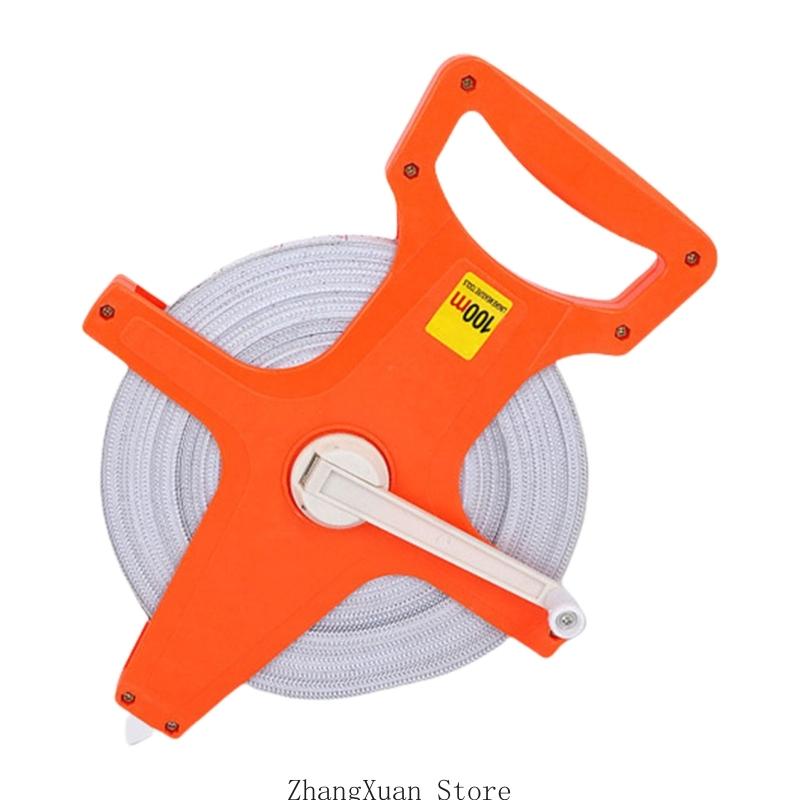 3XUF Open Reel Tape Measure Measuring Tape With Convenient Carry Handle And Antislip Design For Outdoor Indoor Use