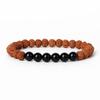 Natural Wood Star Moon Bodhi Seeds Bead Bracelet Promotes Meditation Wisdom & Good Luck Fortune Enlightenment Harmony Jewelry