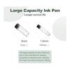 PATIKIL 12 Pcs Gel Pens, 0.5mm Medium Point, Quick Dry, Smooth Writing, Black Gel Ink Rollerball Pens for Office, Stationery, Business, Notebooks,