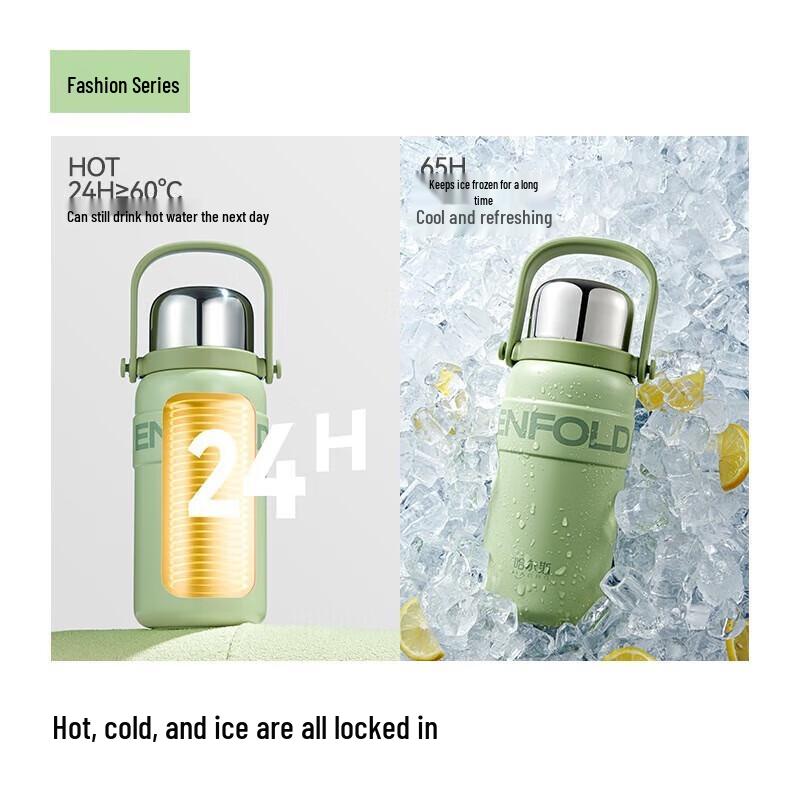 HAERS 316 Stainless Steel Large Capacity Outdoor Thermos Flask
