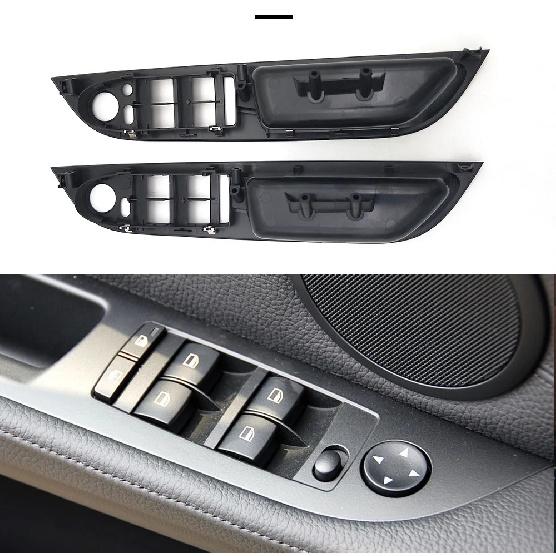 LHD Car Interior Inner Door Handle Panel Trim Cover For BMW E60 E61 5 Series 520 525 528 2008-2010 51416983705 Black Beige