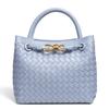 Woven Metal Rope Buckle Multi-Use Tote: Large Capacity Handbag & Crossbody Bag